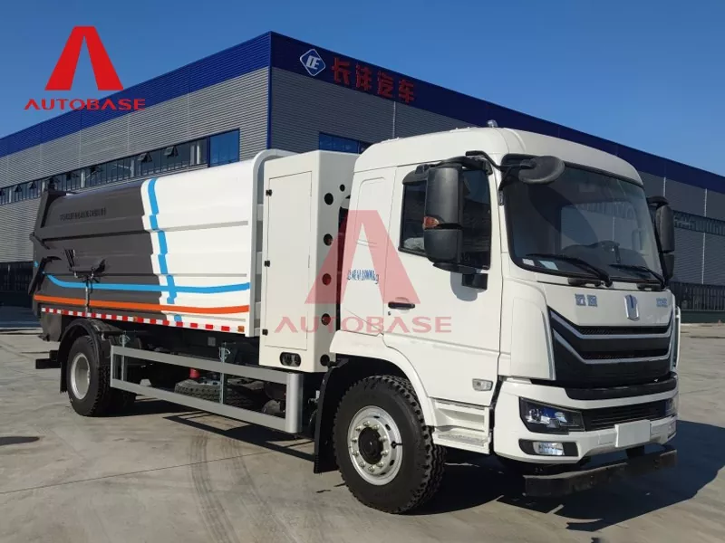 18 ton kompressionsdockning av sopbil